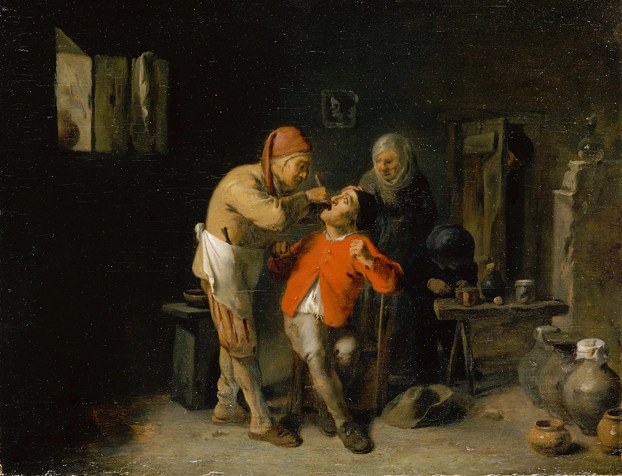 Il dentista - Kunstmuseum Basel, Basilea